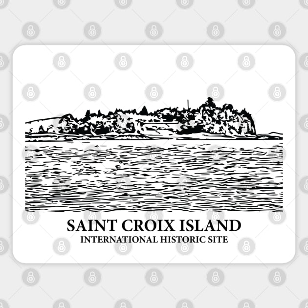 Saint Croix Island International Historic Site Magnet by Lakeric
